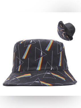 NWOT Pink Floyd "Dark Side of the Moon" influenced reversible bucket hat